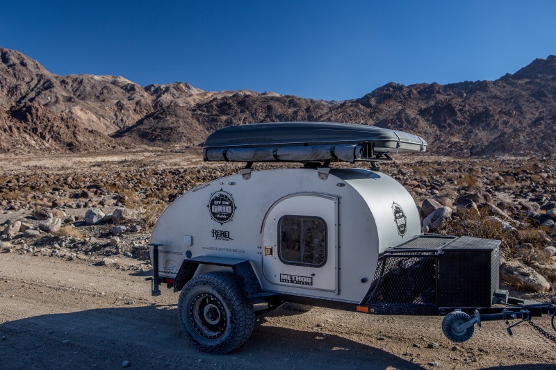 Tear drop camper trailer