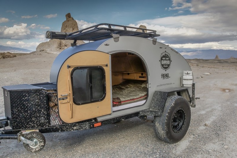 Inside Socal Offroad Teardrop Camper Trailer