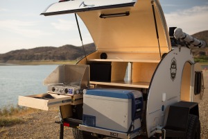 teardrop camper kitchen