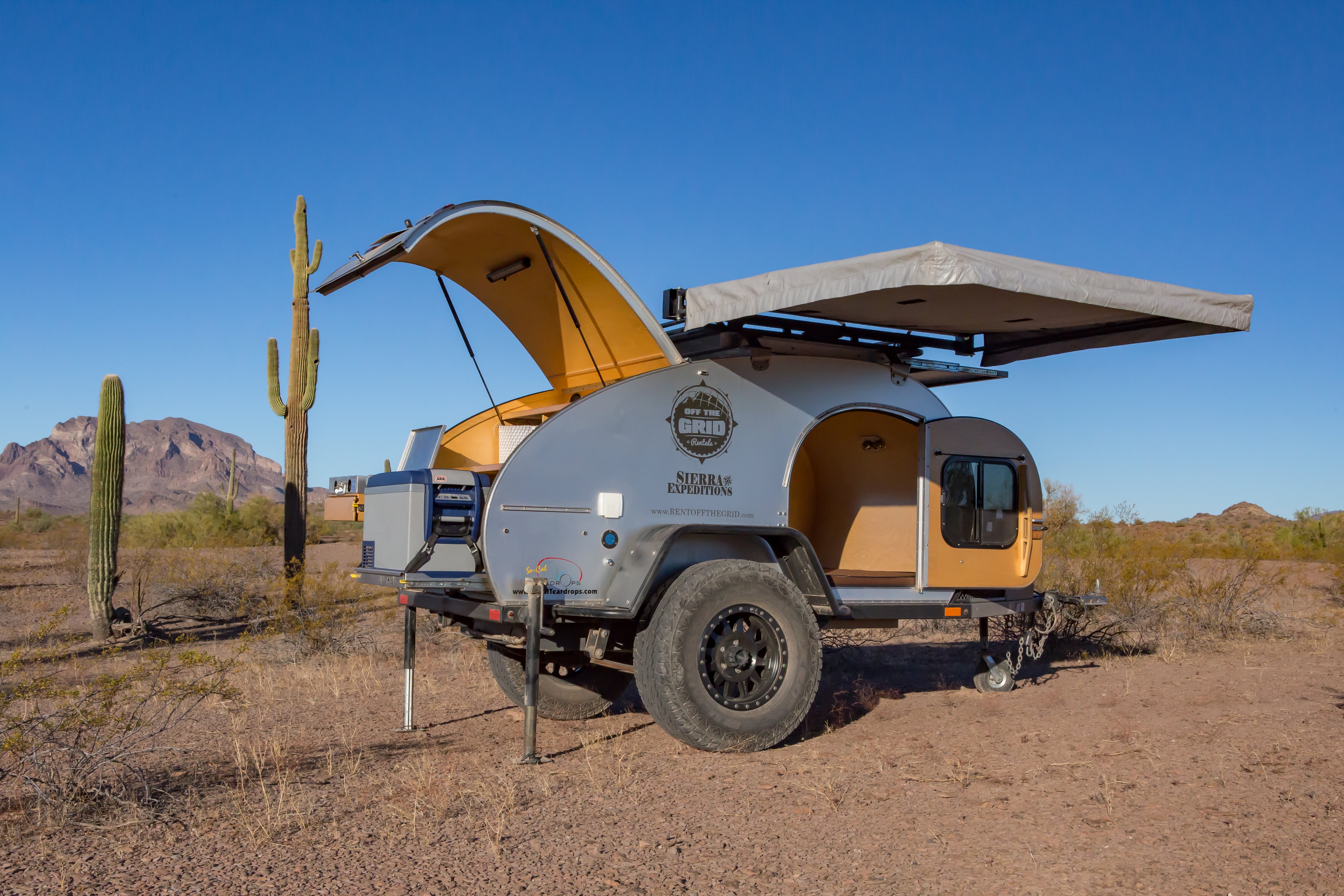 Off road teardrop trailers off the grid rentals