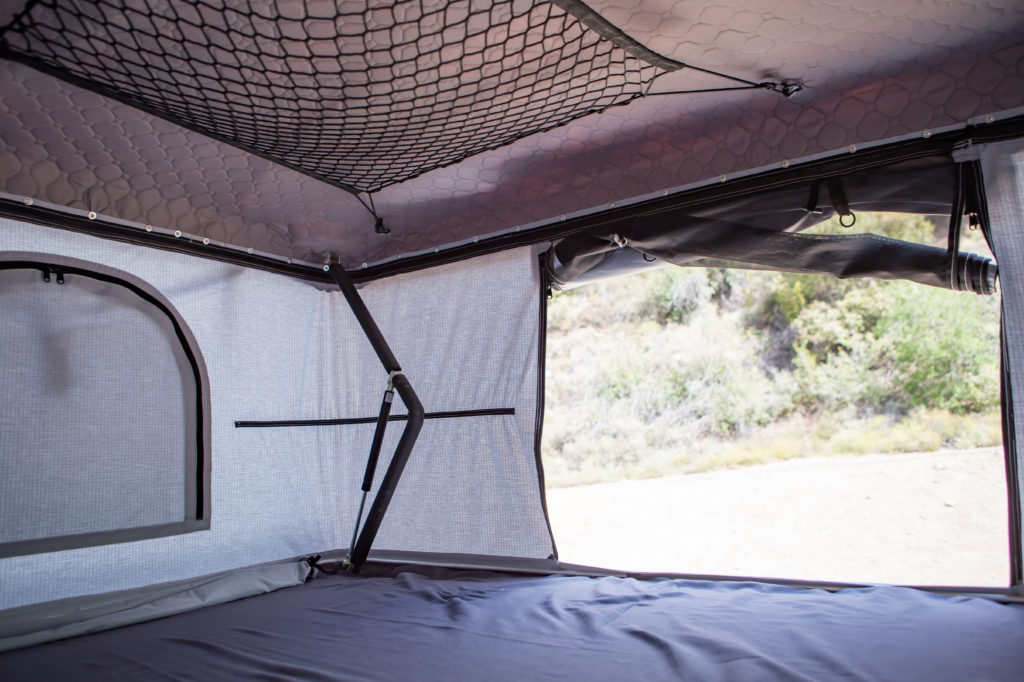 Inside the Off The Grid Rooftop Tent