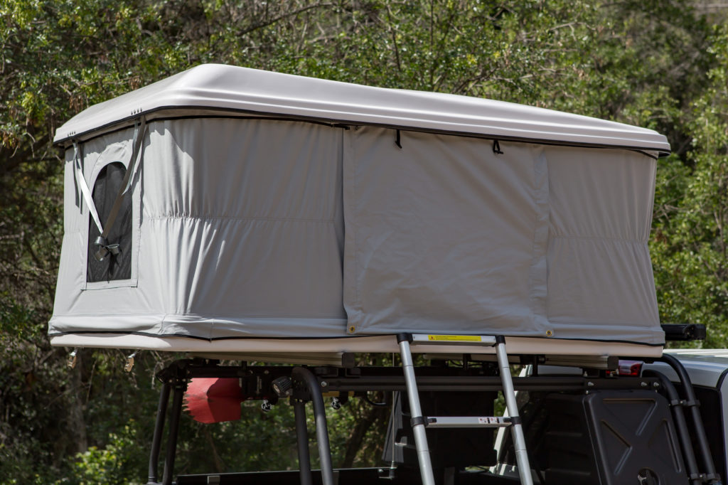 Rooftop Tent fully setup